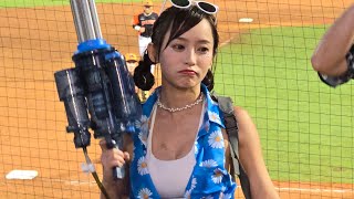 20240713 新莊棒球場 戀戀夏日主題日 Fubon angels 丹丹 局間曲【Hands up】#cheerleader  #cpbl #baseball #富邦悍將