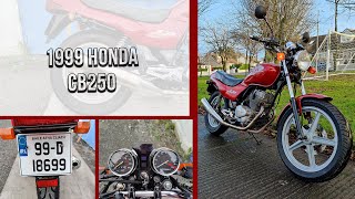 1999 Honda CB250 - cheap as chips! 1999 Honda cb250 (review) gopro hero 9