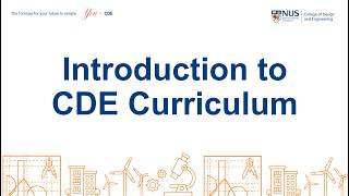 CDE e-Open House 2026: Introduction to CDE Curriculum (Programme Video)