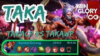 TAKA WP GAMEPLAY VAINGLORY 3V3 | TAKACP VS TAKAWP