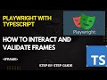 How to Handle Frames in Playwright | Easy Explanation for Beginners