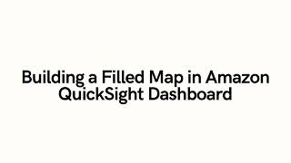 Amazon QuickSight Dashboard: Full Tutorial from Scratch
