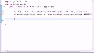 Intermediate Java Tutorial 8 Converting Lists to Arrays