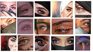 Girls Whatsapp eyes dps | Cute Girl eye Whatsapp Dpz | girls profile photos #dps #eyeshadow