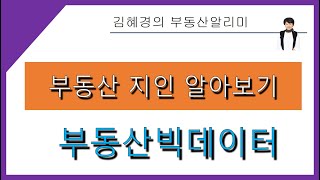 (부동산 볼 줄 아는 여자)의 부동산 투자의빅픽쳐 부동산지인 알아보기