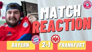 Harry Kane Scores brace to get Bayern the win! - Bayern Munich 2-1 Frankfurt - Match Reaction