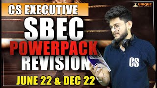 Sbec Powerpack Revision Lec 13 | Cs Executive June 2022