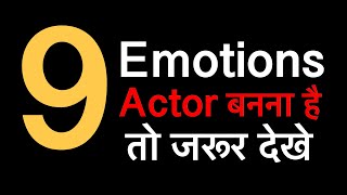 9 Emotions | Acting Class by Vinay Shakya at Lets Act Actor Studio Mumbai
