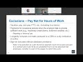 FLSA and Regular Rate of Pay Calculations