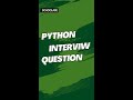 Python Interview Question (Part 1) || Interview Prep By Schoolabe