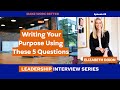 Elizabeth Dixon on how to WRITE your purpose using 5 questions.