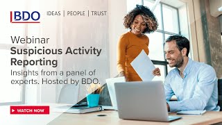 Suspicious Activity Reporting, insights from a panel of experts | Webinar