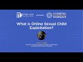 What is Online Sexual Child Exploitation? (Caleb Carroll)