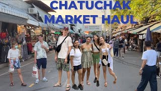 BUYING EVERYTHING AT CHATUCHAK MARKET HAUL BANGKOKS BIGGEST MARKET!!!