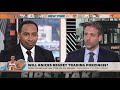 The Knicks won't regret trading Kristaps Porzingis, they had no choice! - Stephen A.  First Take