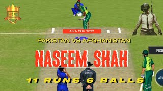 Last Over Drama 2022 Pakistan Vs Afghanistan - Asia Cup 2022: Naseem Shah Hit Sixes in The Last Over