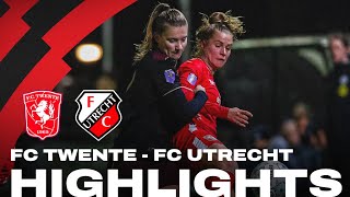 FC Utrecht Vrouwen verliest kraker tegen FC Twente Vrouwen 📺 | HIGHLIGHTS
