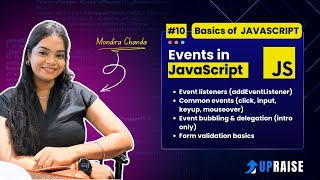 JavaScript Events Tutorial |addEventListener, Click, Keyup, Mouse Events | JS Events Bubbling #10