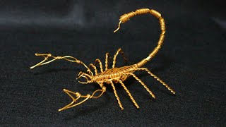 Scorpion Handmade [ Wire Art ]  Membuat Kalanjengking Dari Kawat