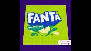 Coloring Green Apple Fanta Logo #coloring #fanta #greenapple