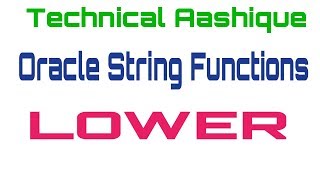 lower function in oracle string function
