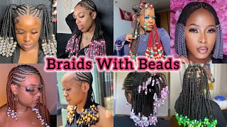 Braids With Beads Hairstyles Every Lady Can Slay With in 2026|Knotless Box Braids With Beads #Braids