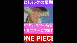 【感動】Dr.ヒルルクの最期に涙が止まらない…ONE PIECE#shorts#onepiece