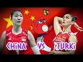 Tim Voli Putri Turki vs China 🏐 QF Volleyball Olimpiade Paris 2024