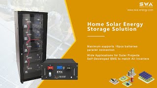 SWA Energy 5U LFP Battery 10KWh 51.2V 200Ah Home Solar Energy Storage Solution