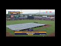 2022 10 15 wbsc u23 日本vs委內瑞拉 台中洲際棒球場 下雨快速打開防水帆布