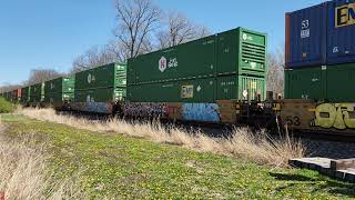 UP #6516 Leads Stack Train