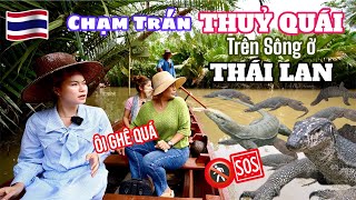 Hốt Hoảng khi MẸ Ổ, a DUY NISA và SONG HỶ thấy THUỶ QUÁI trên sông tại khu du lịch SURAT THANI #795