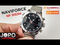 NAVIFORCE NF9153 Miliary Dual Time Watch│Naviforce Watch Review│Subtitles