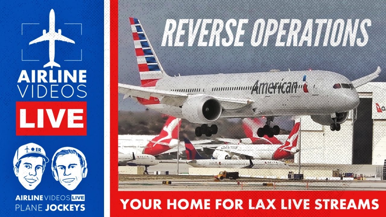 Live Los Angeles Lax Airport Plane Spotting Youtube