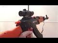 Realistic AK47 Toy Gun  Water Gel Ball Bullet Machine Gun Toy  Soft Darts Shooting Toy Guns