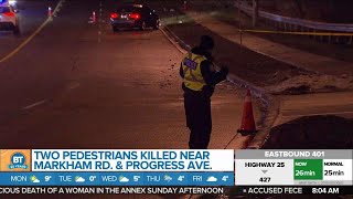 2 pedestrians killed in Scarborough collision