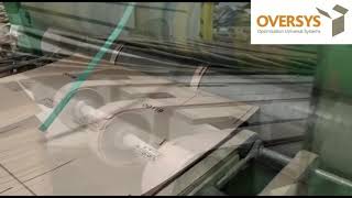 VIDEO OVERSYS U57010221 KLETT 3600 T 2 COLOR PRINTER SLOTTER WITH ROTARY DIE CUTTER