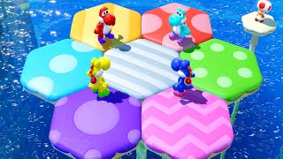 YOSHI Party Superstars [ALL YOSHIS] *Coin Battle - Bro vs Sis!!*