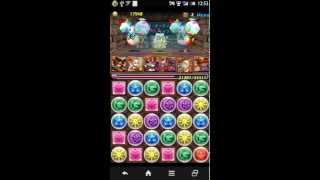 パズドラ【金曜ダンジョン　超地獄級】ヤマトタケル×赤オーディンで攻略