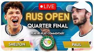 SHELTON vs PAUL | Australian Open 2023 | LIVE Tennis Play-by-Play Stream
