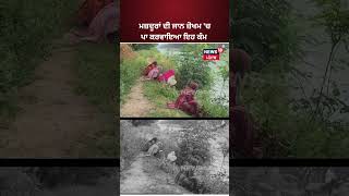 ਮਜ਼ਦੂਰਾਂ ਦੀ ਜਾਨ ਜ਼ੋਖਮ 'ਚ ਪਾ ਕਰਵਾਇਆ ਇਹ ਕੰਮ | #shorts  | News18 Punjab