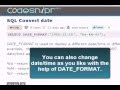 MySQL Tutorial : convert date