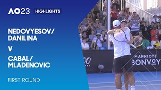Nedovyesov/Danilina v Sebastian Cabal/Mladenovic Highlights | Australian Open 2023 First Round
