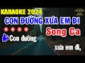 Con Đường Xưa Em Đi Karaoke Song Ca Nhạc Sống Rumba | Trọng Hiếu