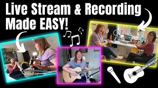 How To Record and Stream Acoustic Guitar and Vocals – Beginner’s Guide