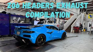 C8 z06 with headers, straight pipes, corsa catback uninterrupted pure exhaust symphony!