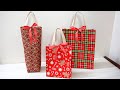 Diy Cute Gift Bag For Christmas 💟 Sewing Gift Ideas