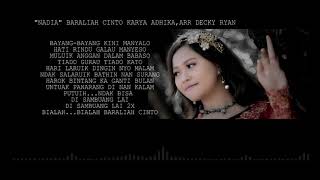 Download Lagu NADIA BARALIAH CINTO Lagu Minang Terbaru... MP3 Gratis