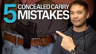 5 Common Concealed Carry Mistakes New Gun Owners Make