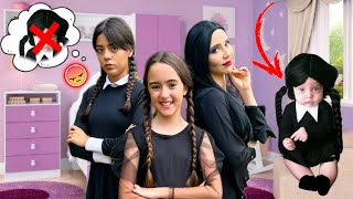 DESCOBRIMOS O SEGREDO DA MORTÍCIA ADDAMS! ELA TEM UM BEBÊ? A WANDINHA NÃO GOSTOU!